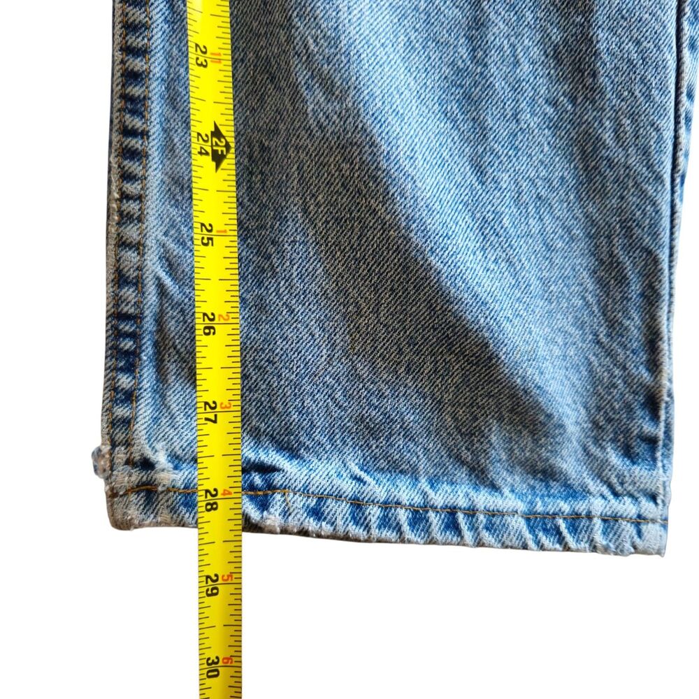 Vintage Levi’s Jeans 562 Loose Fit Student 27 X 28 Actual 24 X 28 Orange Tab USA - Picture 10 of 16
